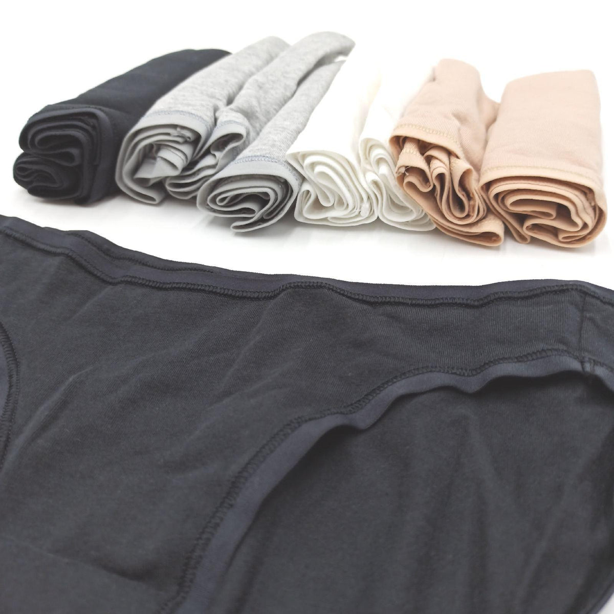 Amazon Essentials Damen Unterwäsche Bikini Slips Baumwolle in Übergröße erhältlich  10er Pack  Grau Meliert/Hellrosa/Schwarz/Weiß  36