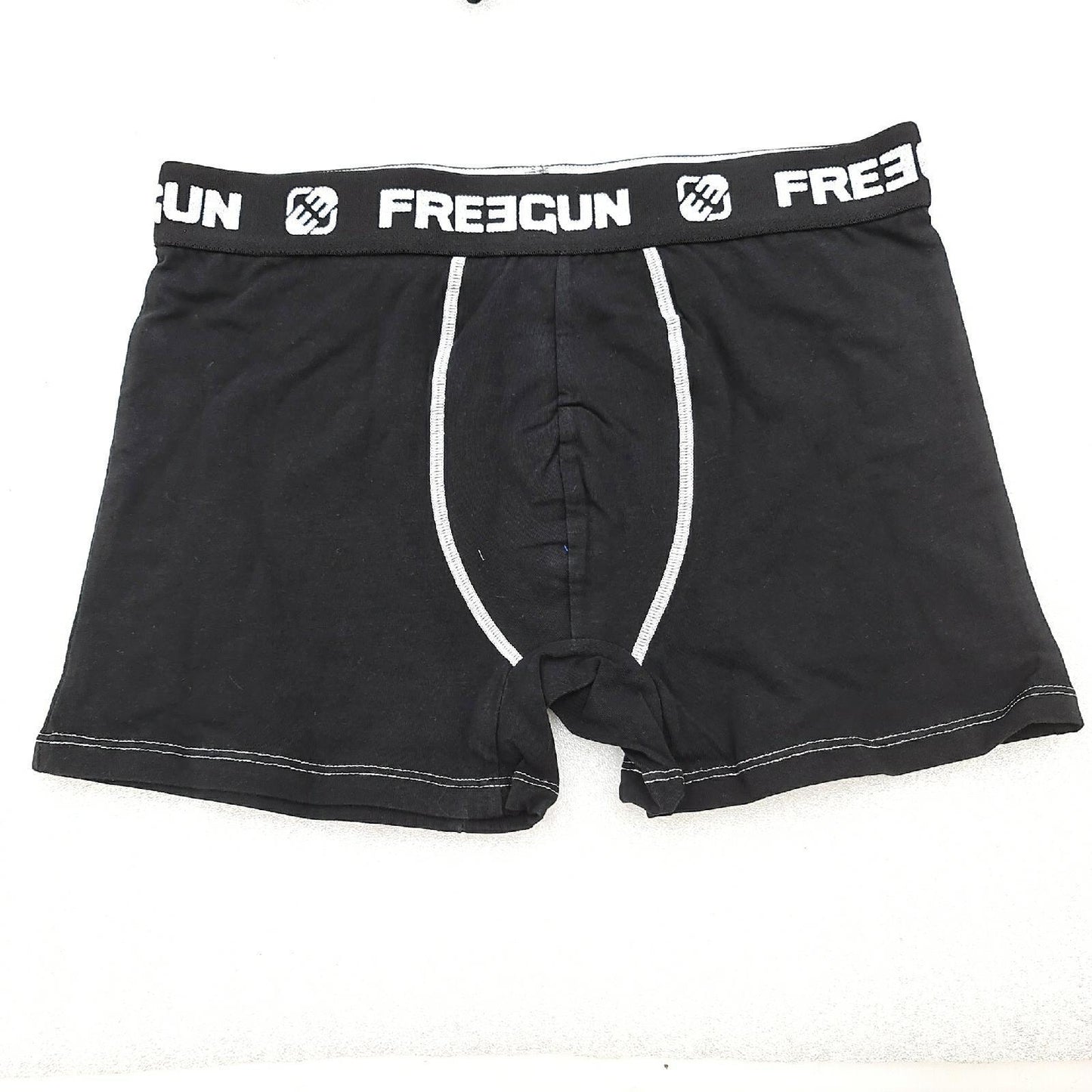 FREEGUN Boxershorts Herren Unterwäsche 9er Pack Schwarz Grau Weiß Blau Komfort und