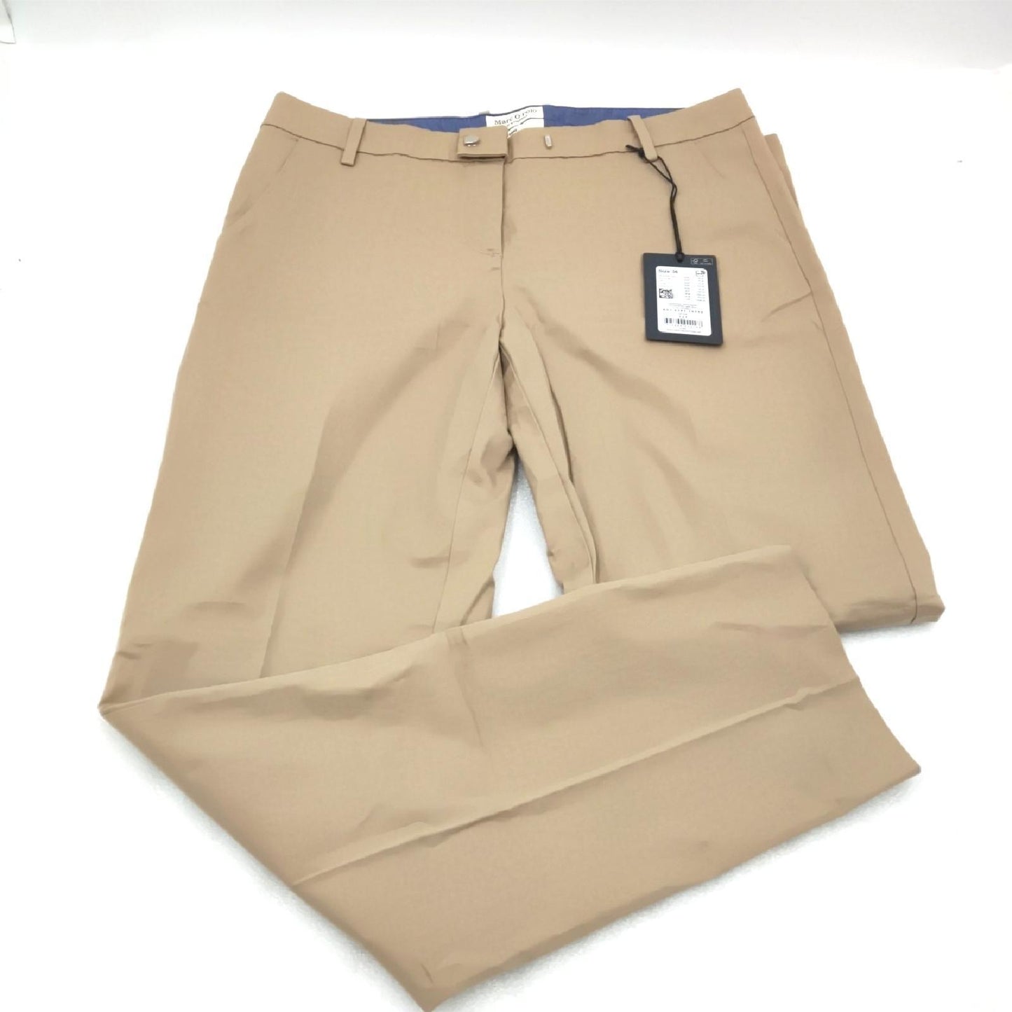 Marc O Polo Damenhose Chino Bekleidung Slim Fit Beige Tall Teak Elegant Stretch