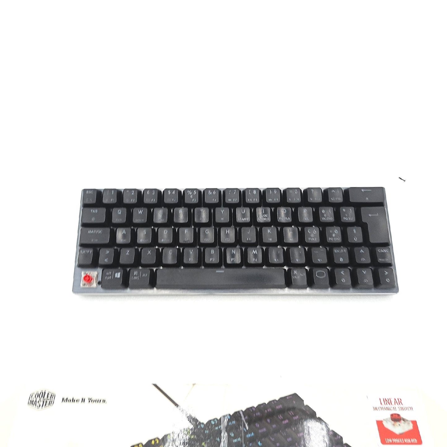 Cooler Master SK620 Tastatur 60 Prozent RGB Beleuchtung Space Grey fehlt Control Taste