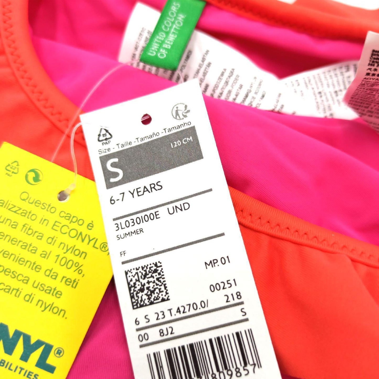 United Colors of Benetton Badeanzug Mädchen Bekleidung Intero 3L030I