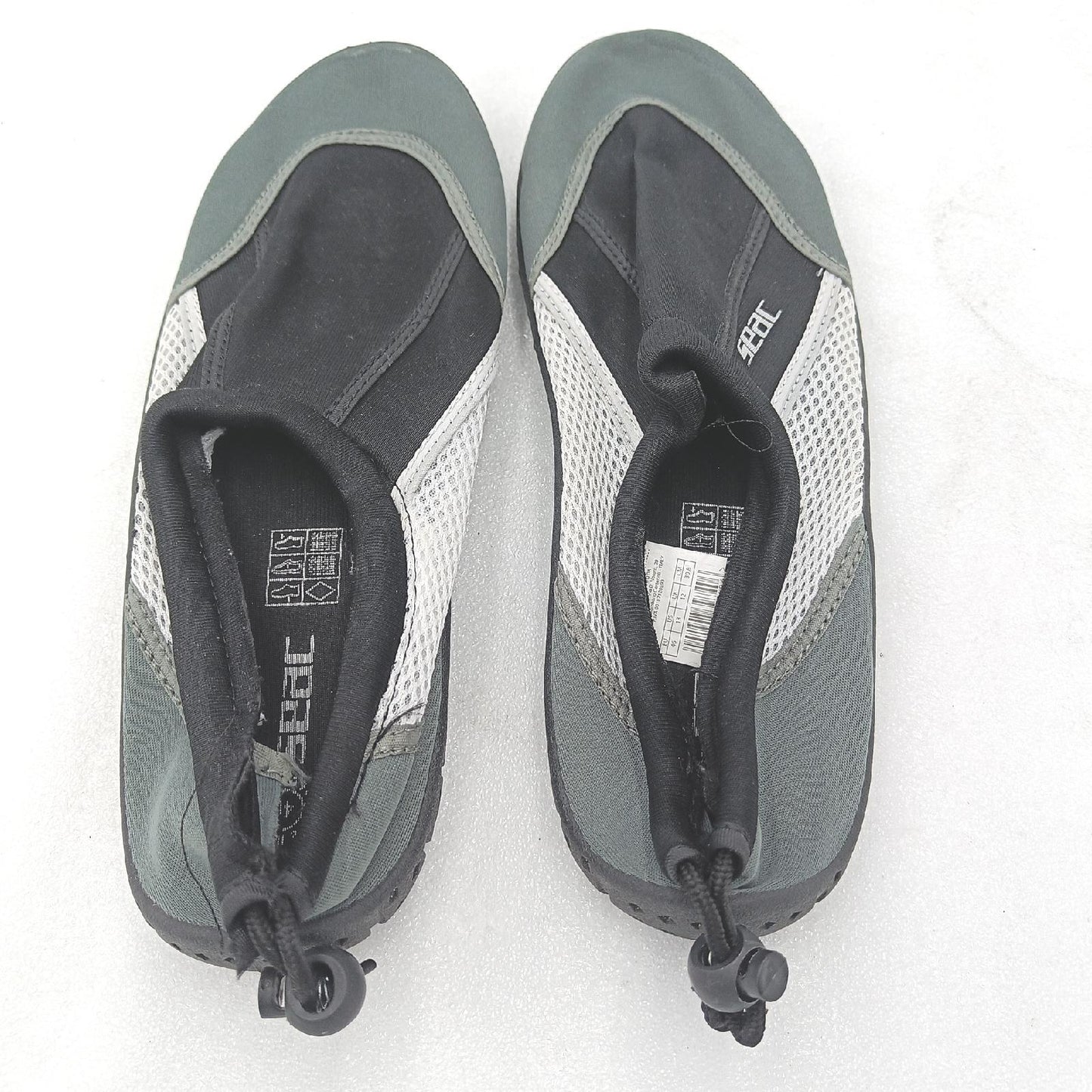 SEAC Badeschuhe Schwimmbad Strand Reef schnelltrocknend grau Erwachsene Kinder