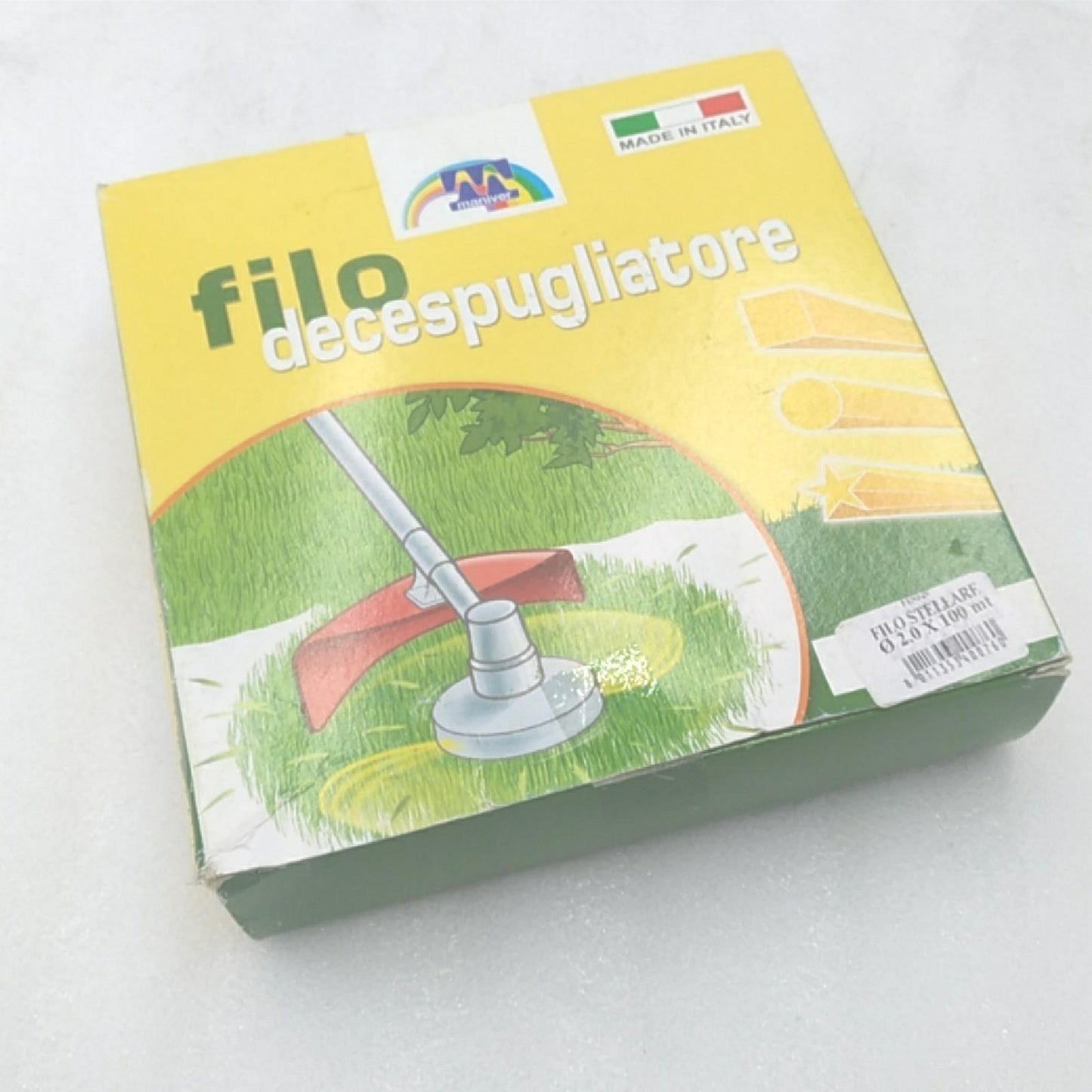 Maniver fin338 Faden Motorsense, 50 m, gelb