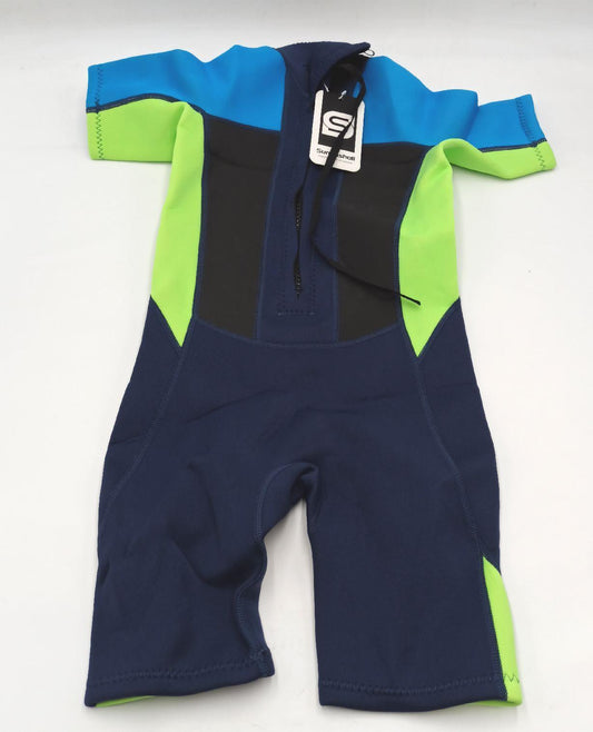Summshall Neoprenanzug Kinder Jungen Mädchen Schwimmband Shorty 2mm Kalt