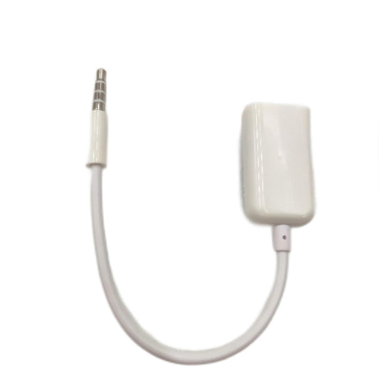 Oxsubor TM USB Weiblich zu DC 3.5mm männliches Auto AUX Adapter Fahrzeug Elektronik Music Sync Adapter