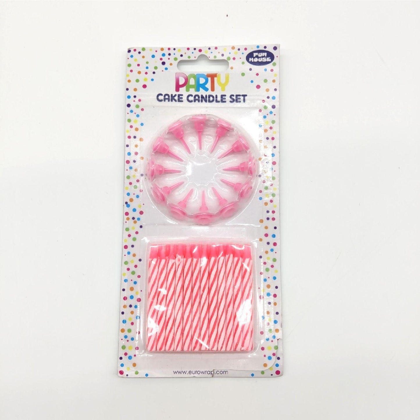 Clairefontaine Kerzenset Partyzubehör Eurowrap 12630PC sicher Geburtstag Feier Rosa