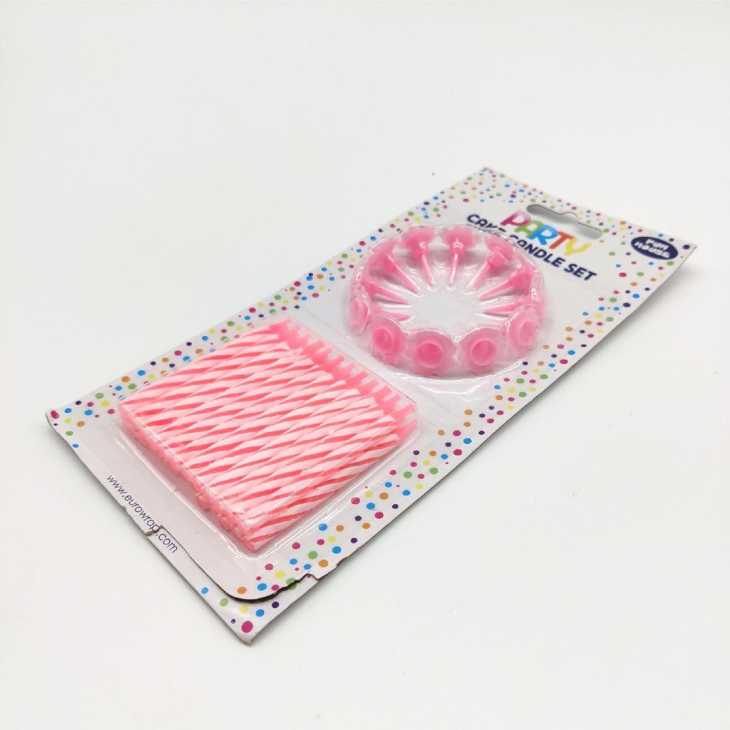 Clairefontaine Kerzenset Partyzubehör Eurowrap 12630PC sicher Geburtstag Feier Rosa