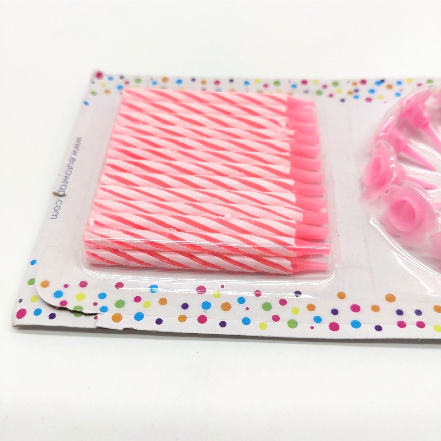 Clairefontaine Kerzenset Partyzubehör Eurowrap 12630PC sicher Geburtstag Feier Rosa