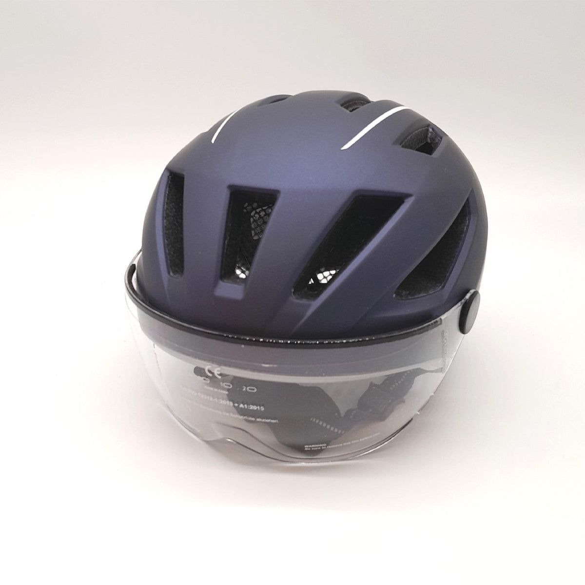 Abus Stadthelm Pedelec Fahrradhelm mit Rücklicht Visier Regenhaube Sicherheit ACE