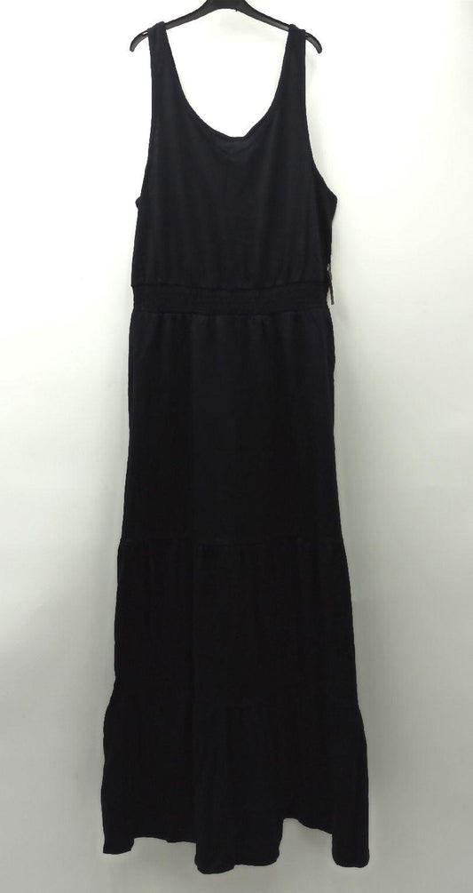 Amazon Essentials Maxikleid Damenmode Sommer Schwarz M elastische Taille elegant