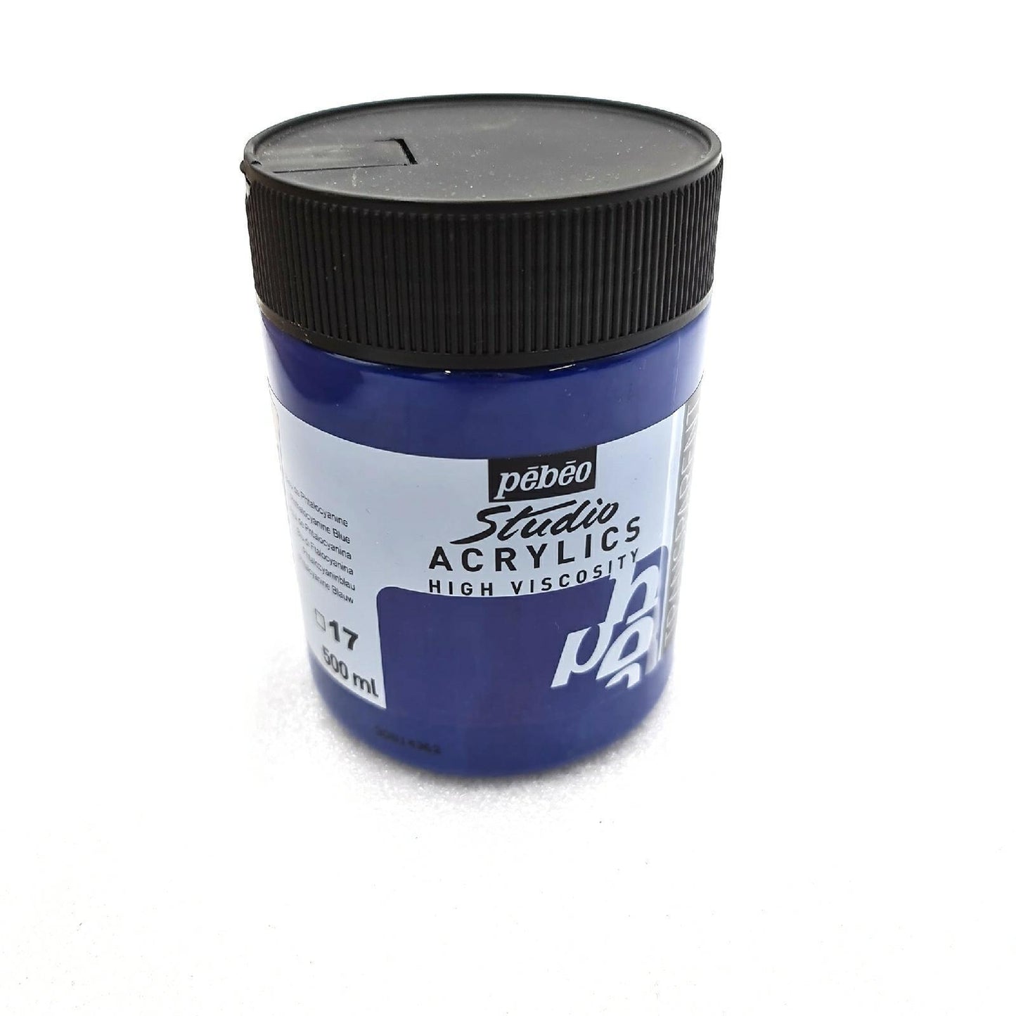 Pebeo Acrylfarbe Malzubehör Studio 500 ml Phthalocyaningrün Phthal