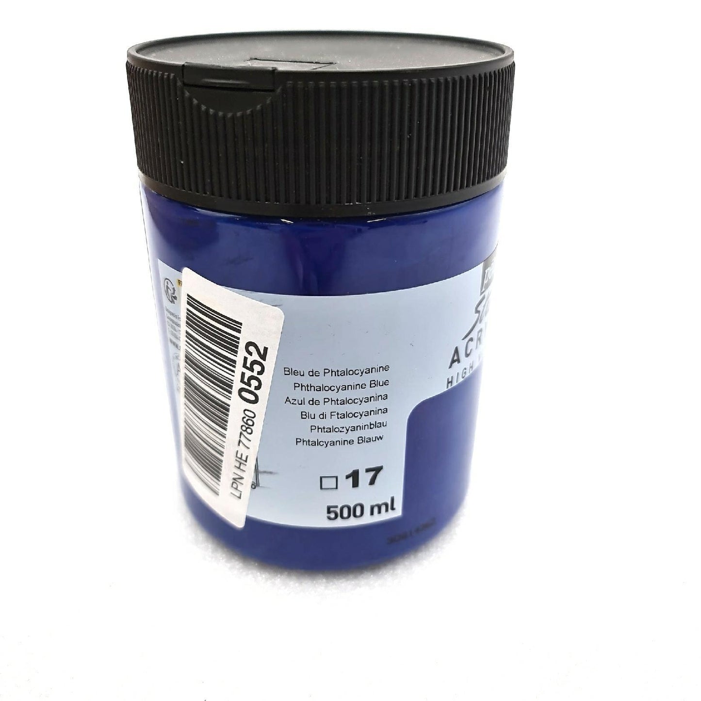 Pebeo Acrylfarbe Malzubehör Studio 500 ml Phthalocyaningrün Phthal
