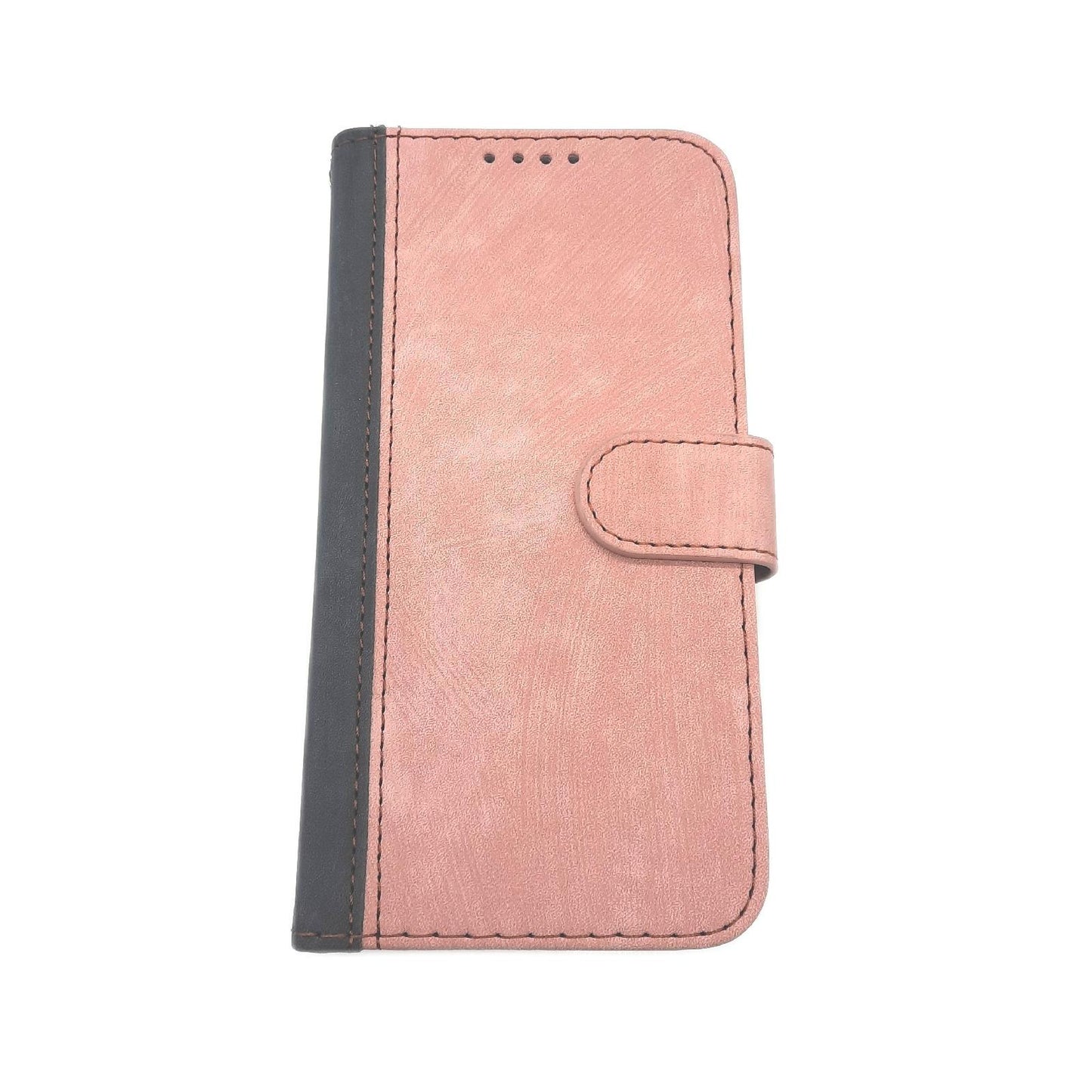 Samsung Handyhülle PU Leder Flip Case Magnetverschluss Rosa für Galaxy A20E A10E Premium Schutzfunktion Kartenfach Standfunktion