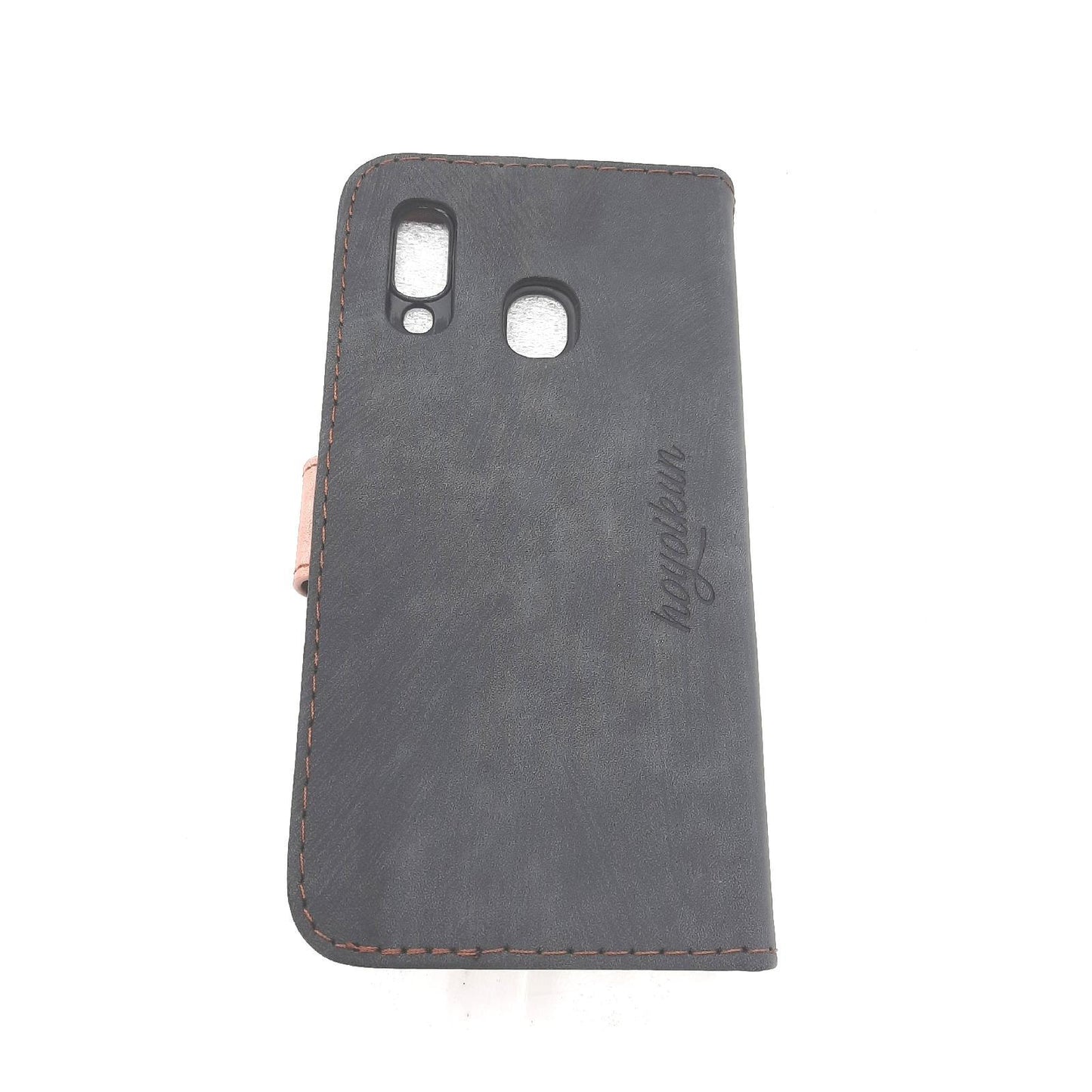 Samsung Handyhülle PU Leder Flip Case Magnetverschluss Rosa für Galaxy A20E A10E Premium Schutzfunktion Kartenfach Standfunktion