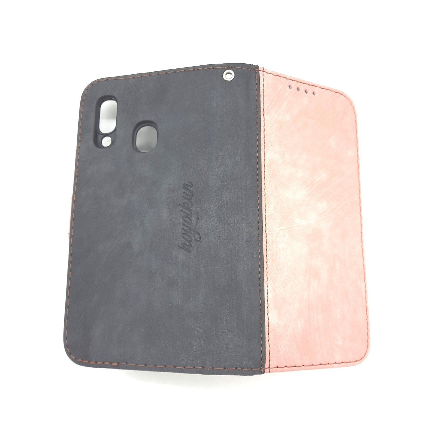 Samsung Handyhülle PU Leder Flip Case Magnetverschluss Rosa für Galaxy A20E A10E Premium Schutzfunktion Kartenfach Standfunktion