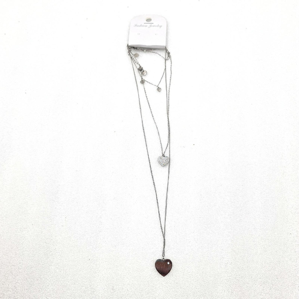 Ouran Halskette Schmuck Damen Mädchen Edelstahl Kristall glamourös elegant und stilvoll