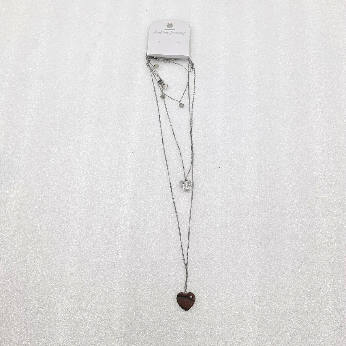 Ouran Halskette Schmuck Damen Mädchen Edelstahl Kristall glamourös elegant und stilvoll