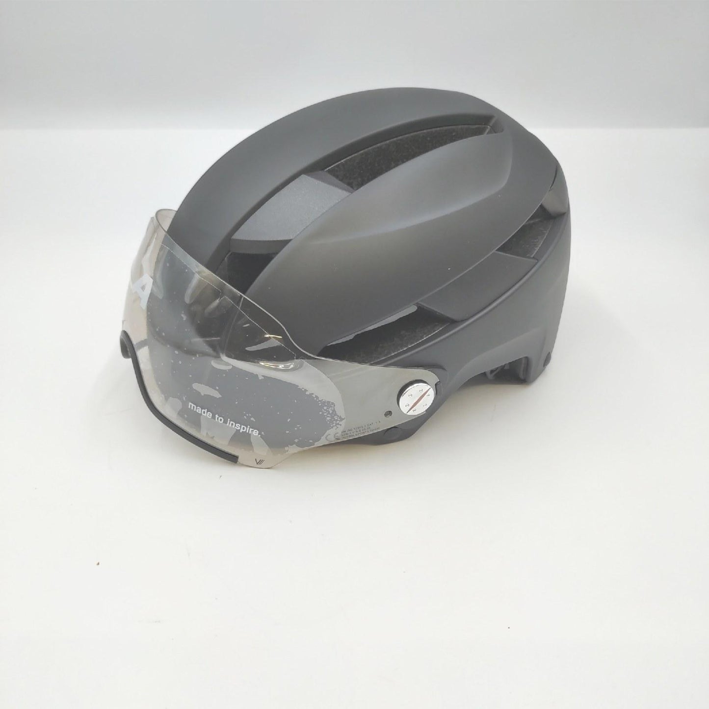 Alpina Fahrradhelm Kopfschutz Helme Soho Visor Schwarz Matt Erwachsene Sicherheitsschutz