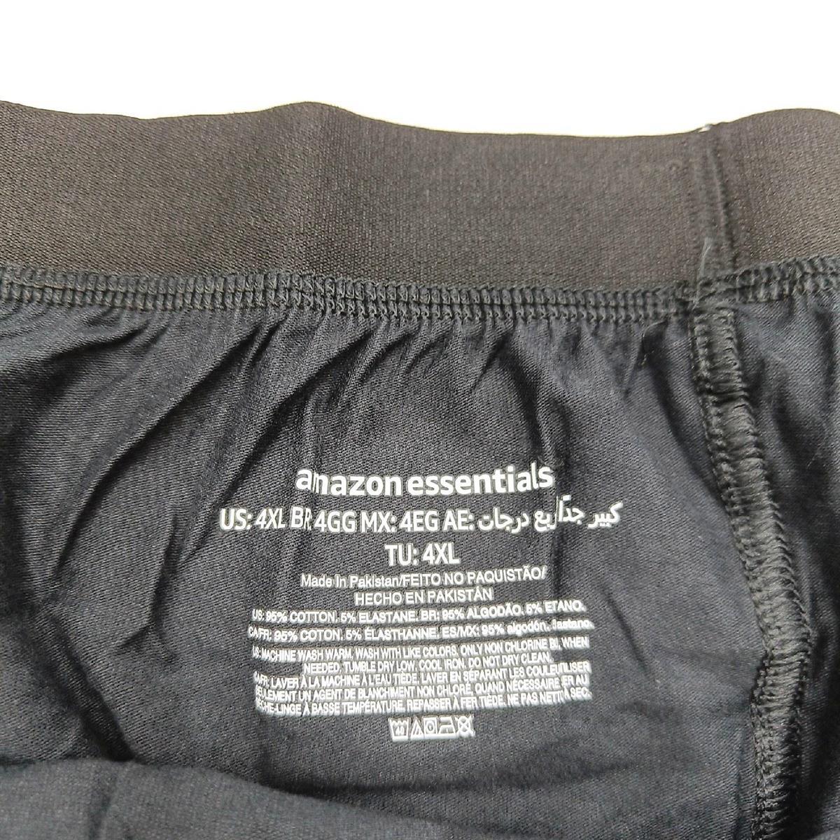 Amazon Essentials Herren Boxershorts Unterwäsche große Größen 4XL 5er Pack bequem langleb