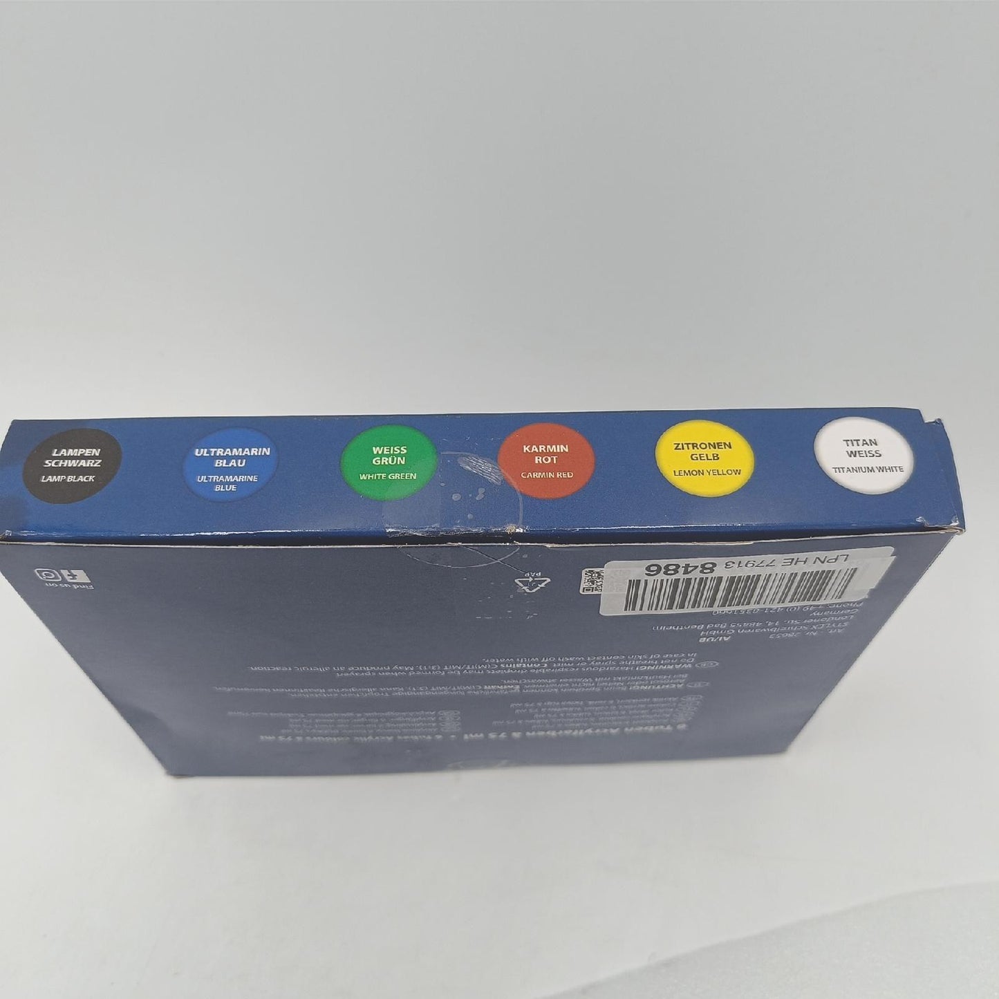 Stylex Acrylfarben Set Bastelmaterial Basic 28653 hohe Deckkraft schnelltrockn