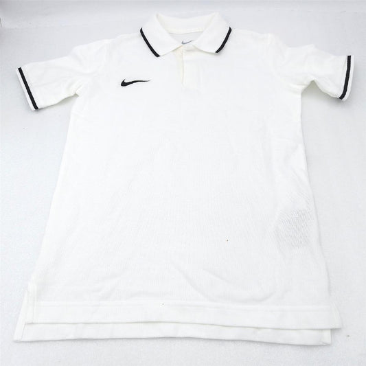 Nike Kinder Polo Shirt Kleidung TM CLUB19 SS Weiß Schwarz Sportstyle Gr S Spielspaß