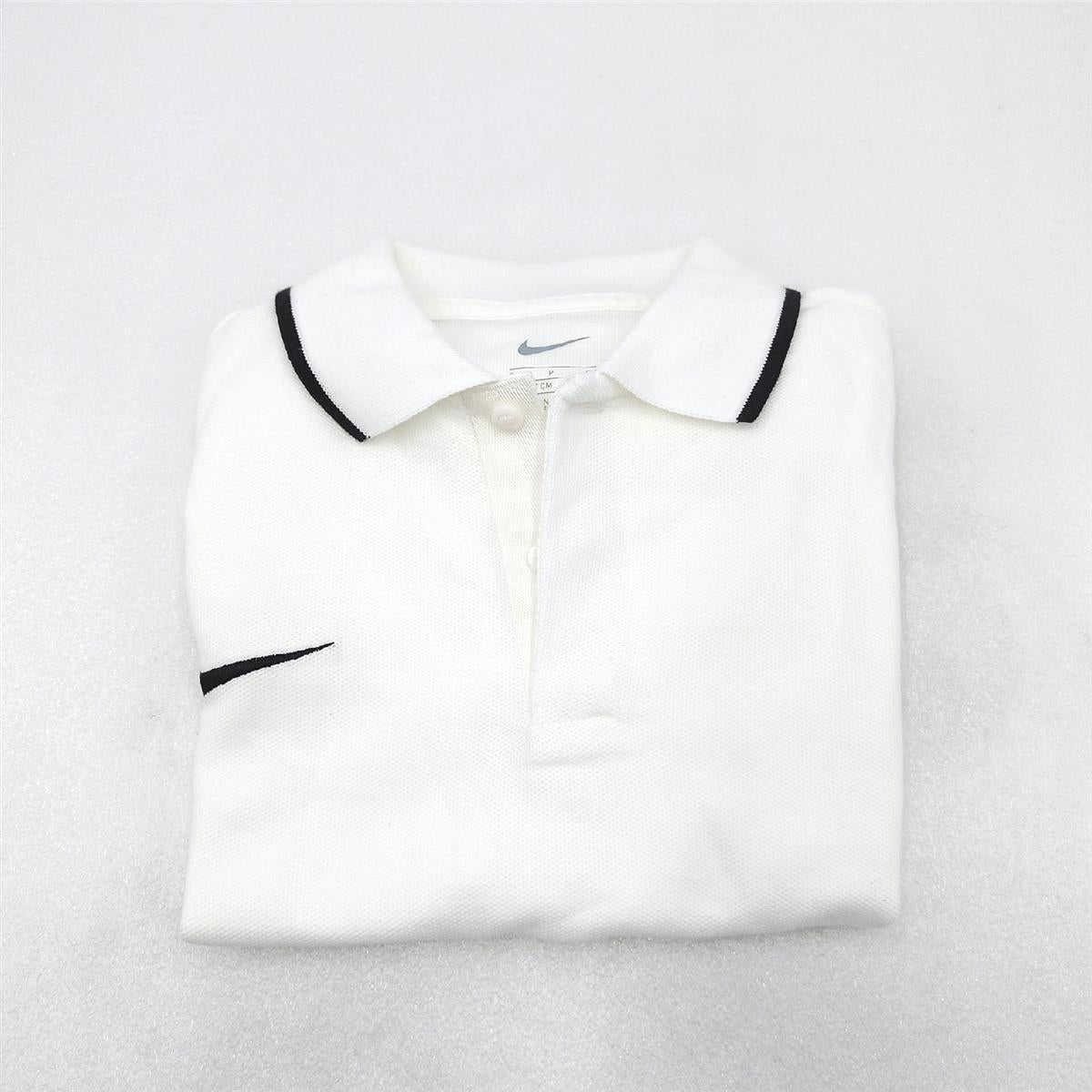 Nike Kinder Polo Shirt Kleidung TM CLUB19 SS Weiß Schwarz Sportstyle Gr S Spielspaß
