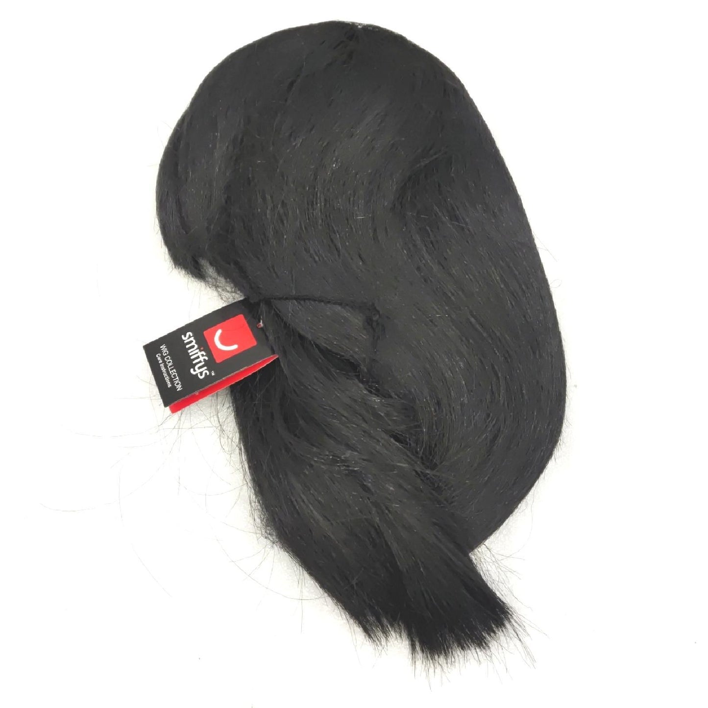 Smiffys Kokette-Pony-Perücke, Schwarz, Kurzes Haar, M, Karneval, Kostüm