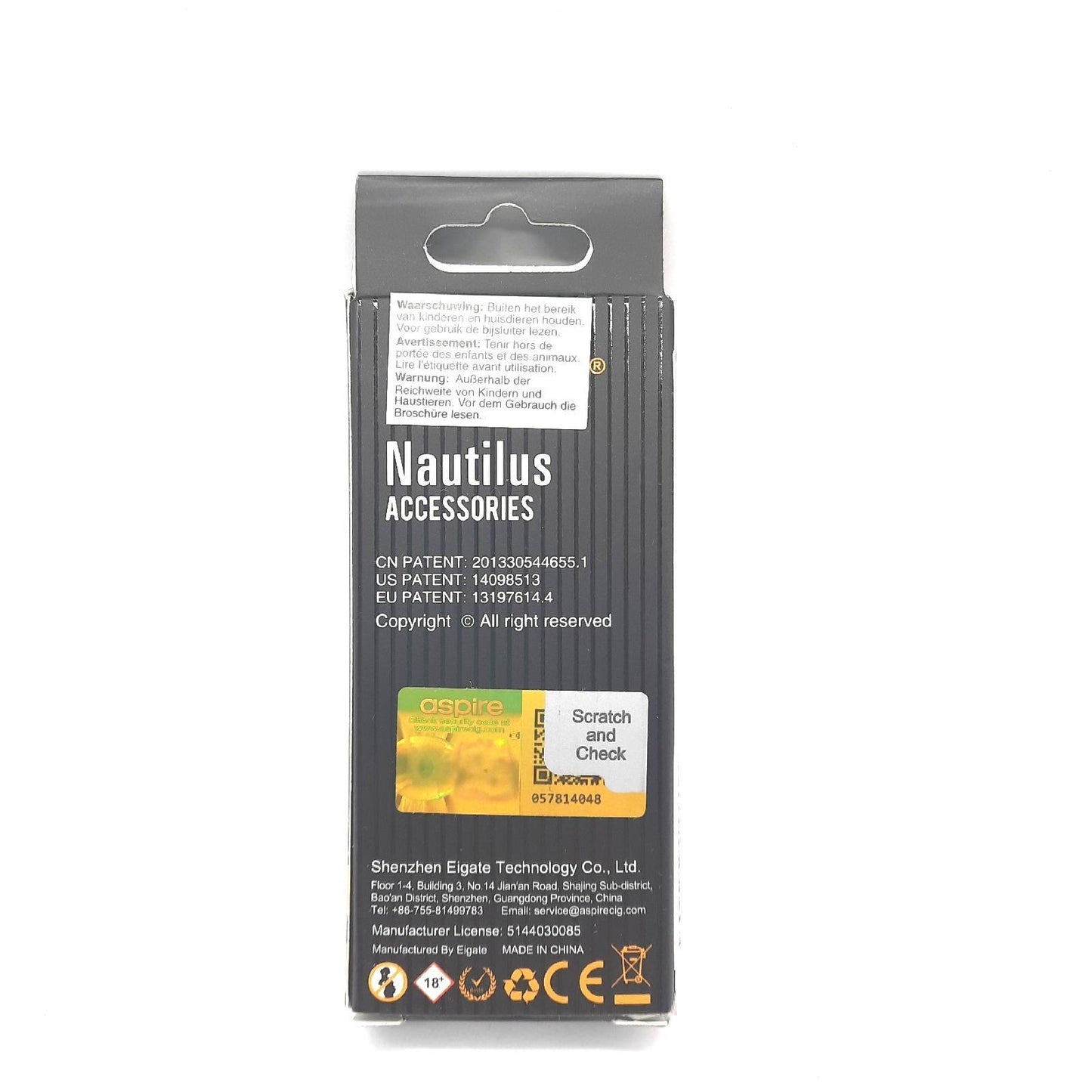 Aspire Verdampferkopf Zubehör Nautilus BVC 0 7 Ohm 5er Pack Dampfen Zubehör Bundeswehrspinner