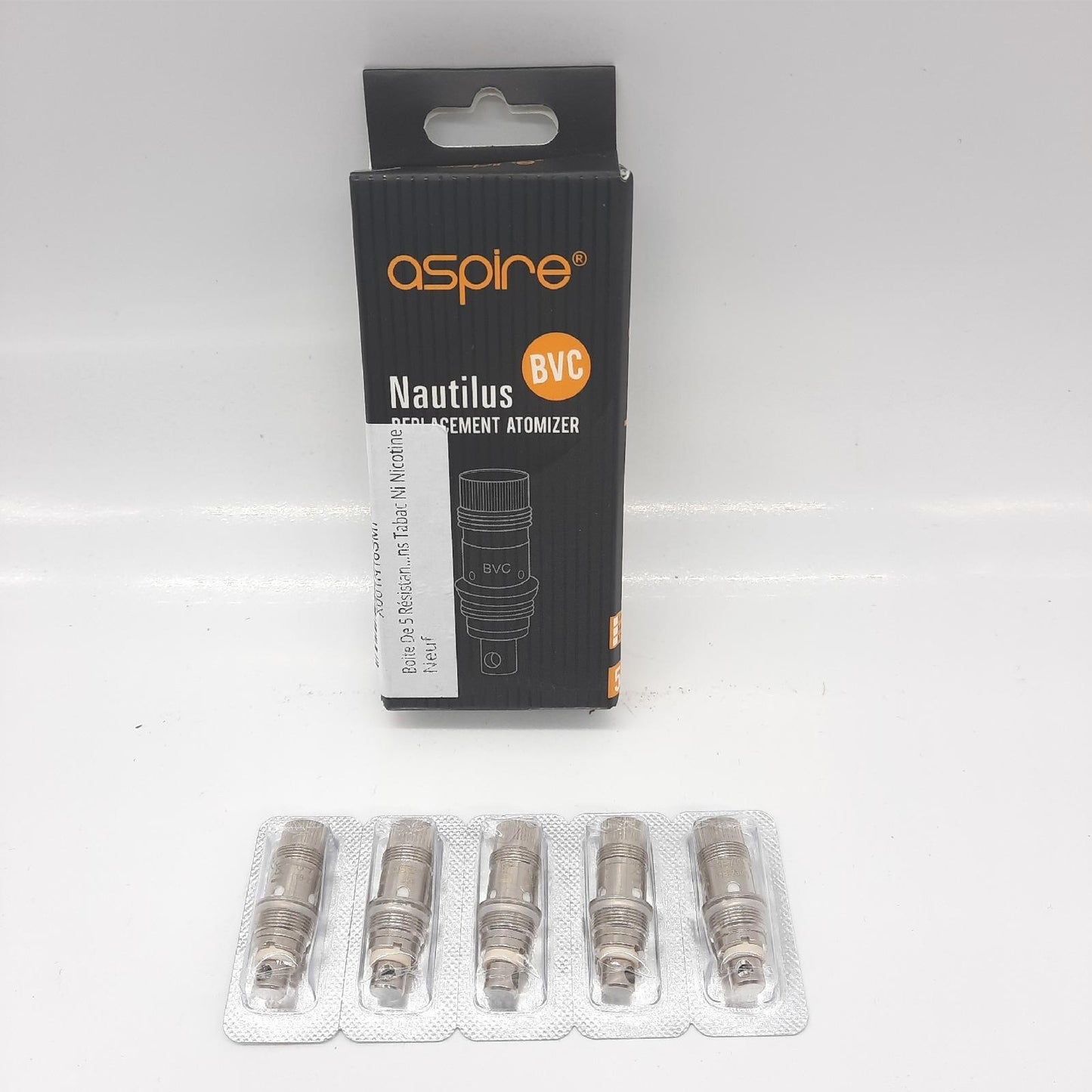 Aspire Verdampferkopf Zubehör Nautilus BVC 0 7 Ohm 5er Pack Dampfen Zubehör Bundeswehrspinner