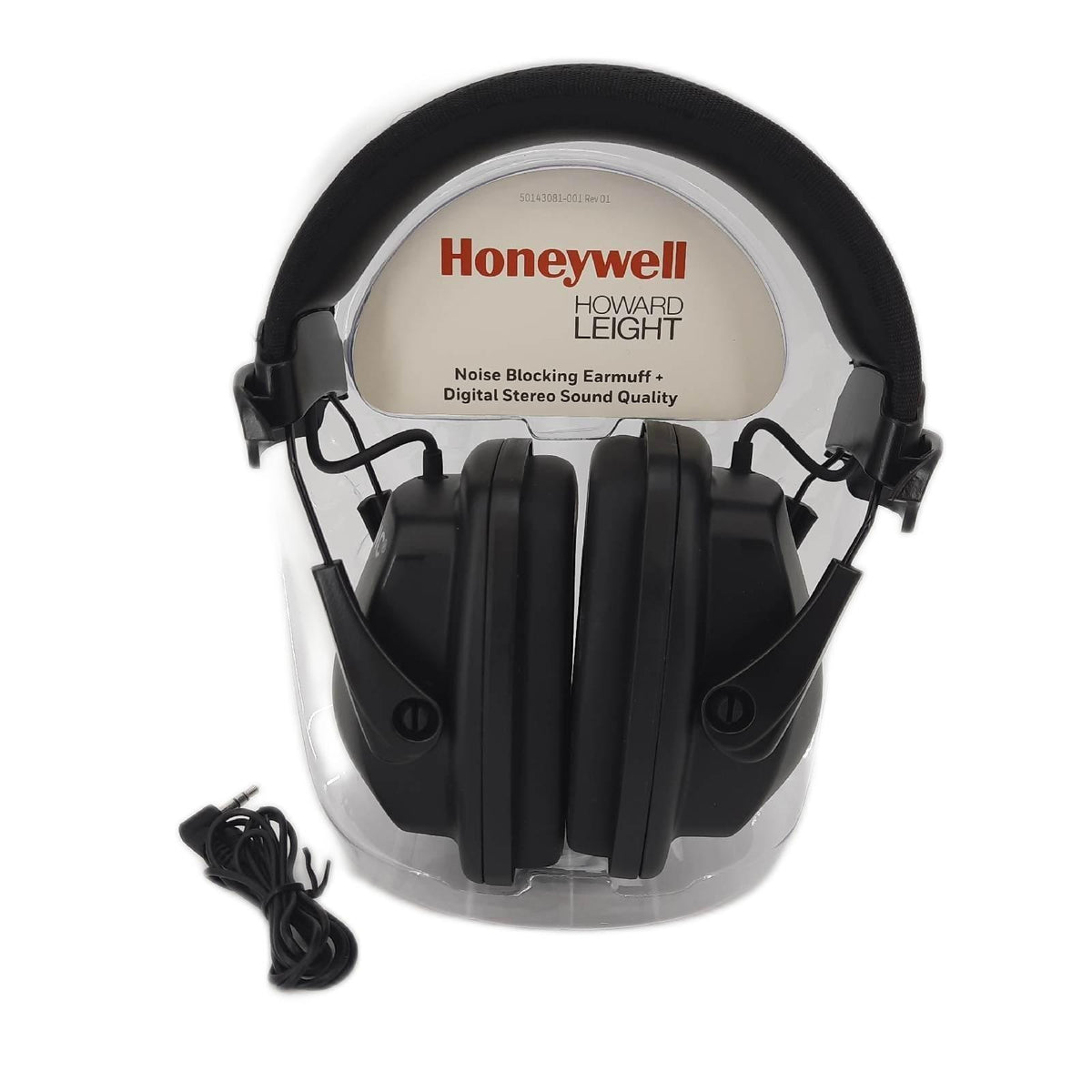 Honeywell 1030111 Howard Leight Noise Blocking Stereo Ohrenschützer- Schwarz