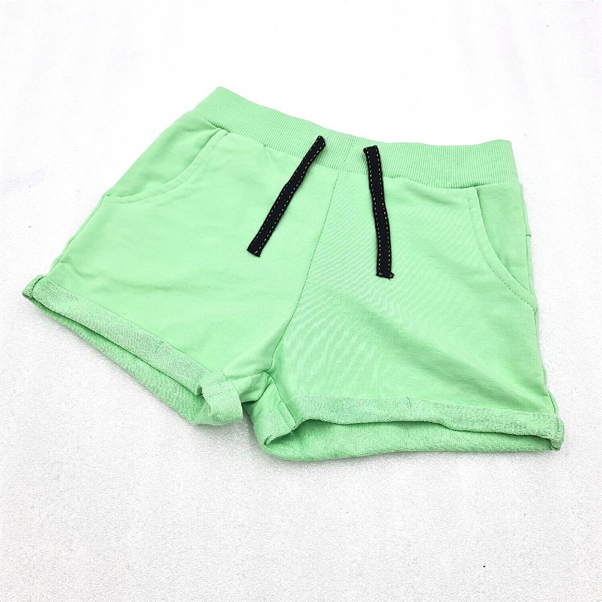 Name It Shorts Mädchenbekleidung Green Ash 116 Sommermode bequem leicht elastisch