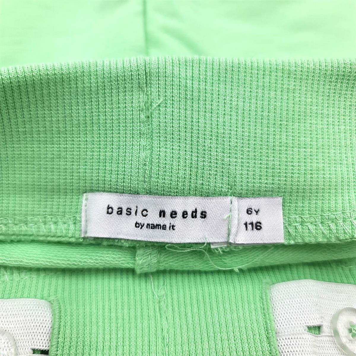 Name It Shorts Mädchenbekleidung Green Ash 116 Sommermode bequem leicht elastisch