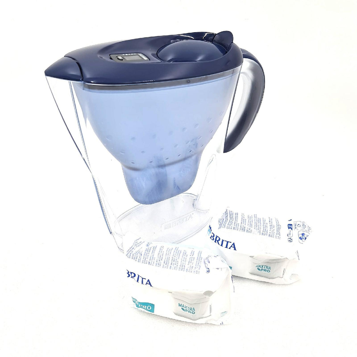 Marella Filterkanne Wasserfilter Haushalt 24 Liter Digital Memo Flip Top Deckel
