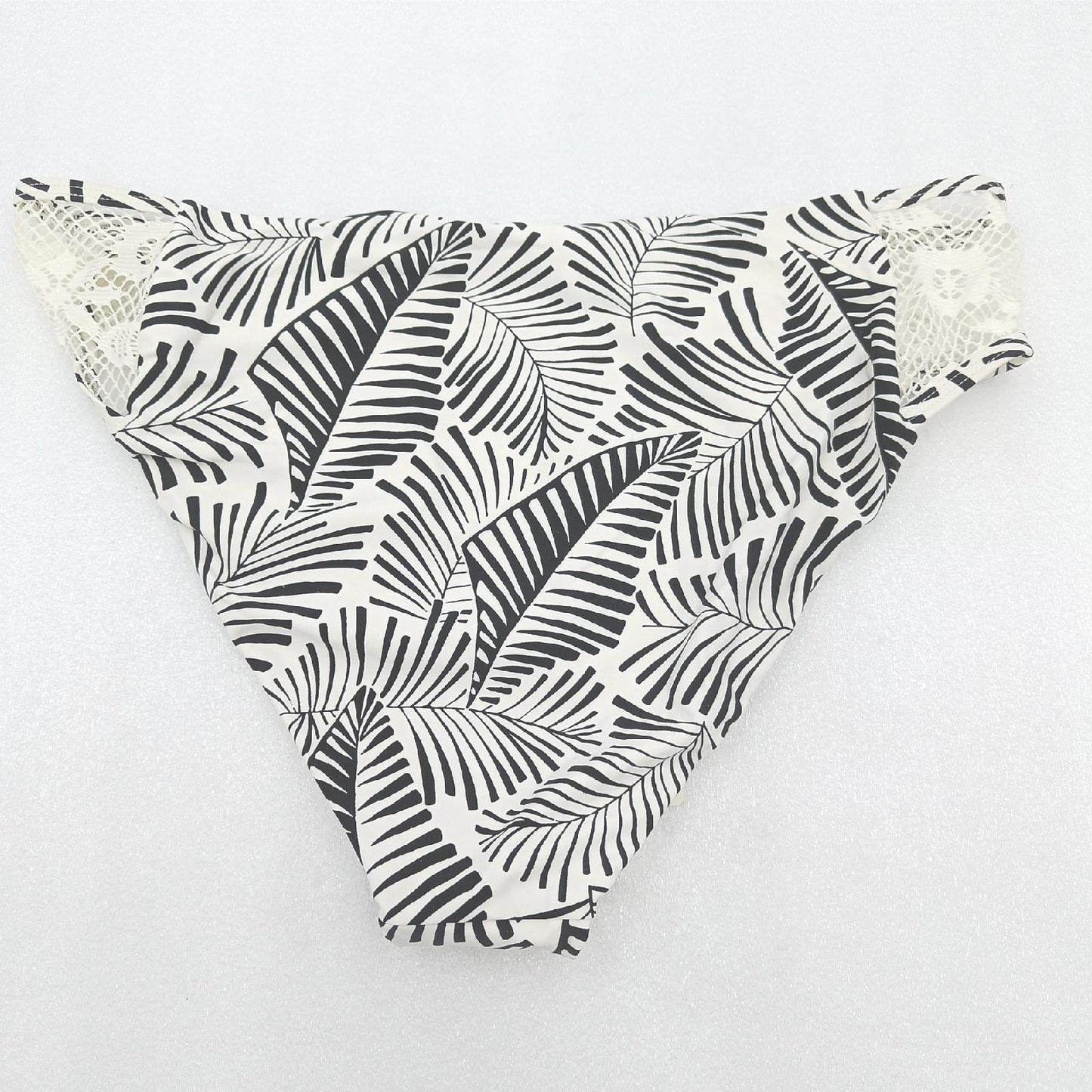 ONeill Bikini Hose Damenbekleidung PW Sapri Lace Weiß All Over Print Gelb Orange