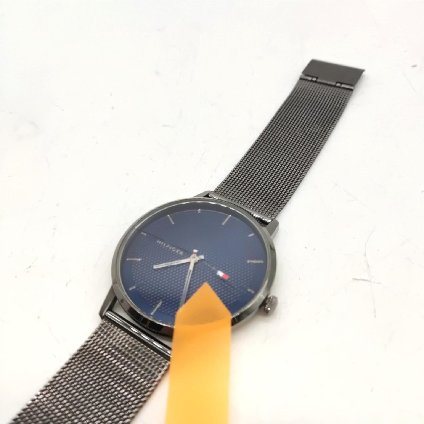 Tommy Hilfiger Analog Quarzuhr für Herren mit Rotguss Edelstahl-Mesh-Gliederarmband - 1791656
