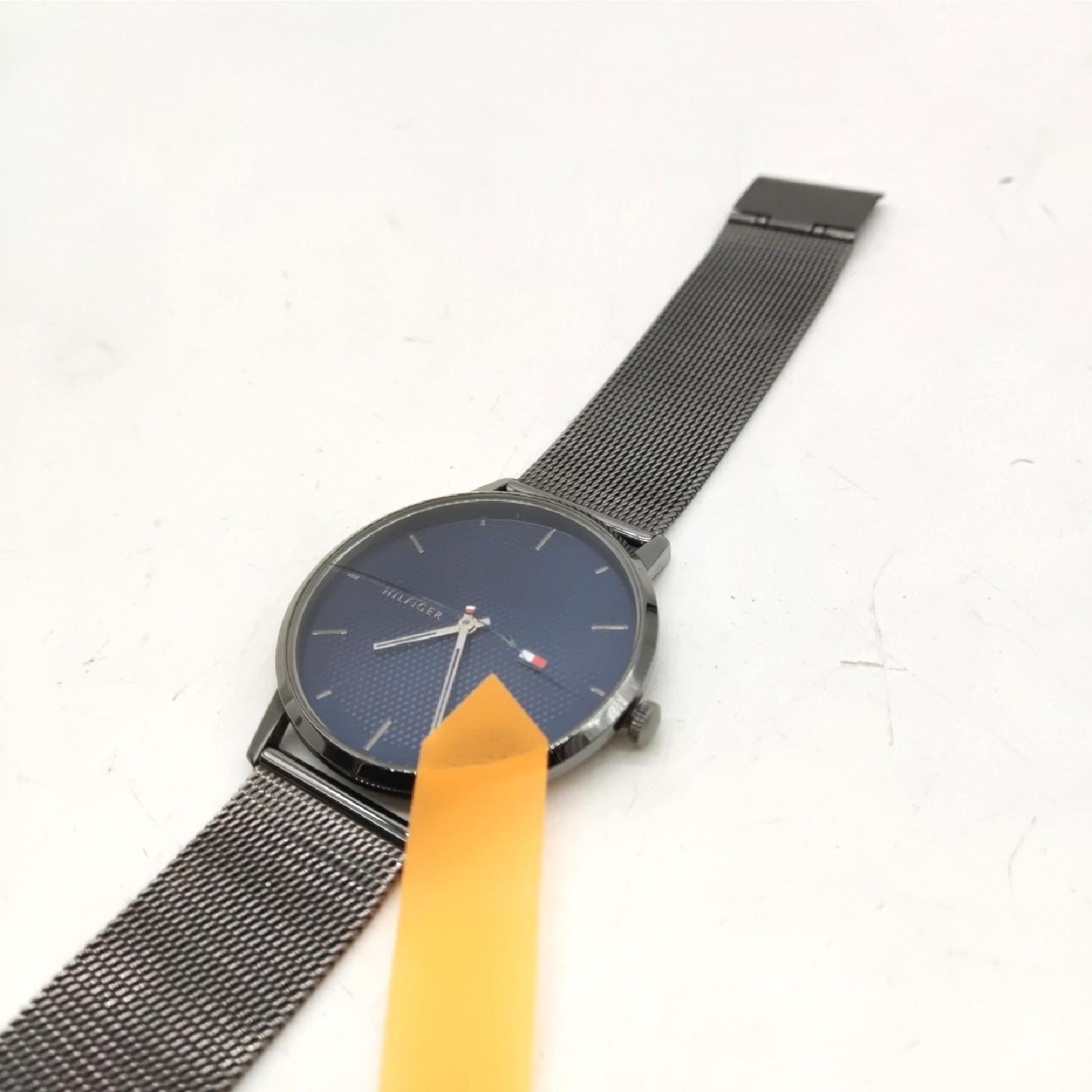 Tommy Hilfiger Analog Quarzuhr für Herren mit Rotguss Edelstahl-Mesh-Gliederarmband - 1791656