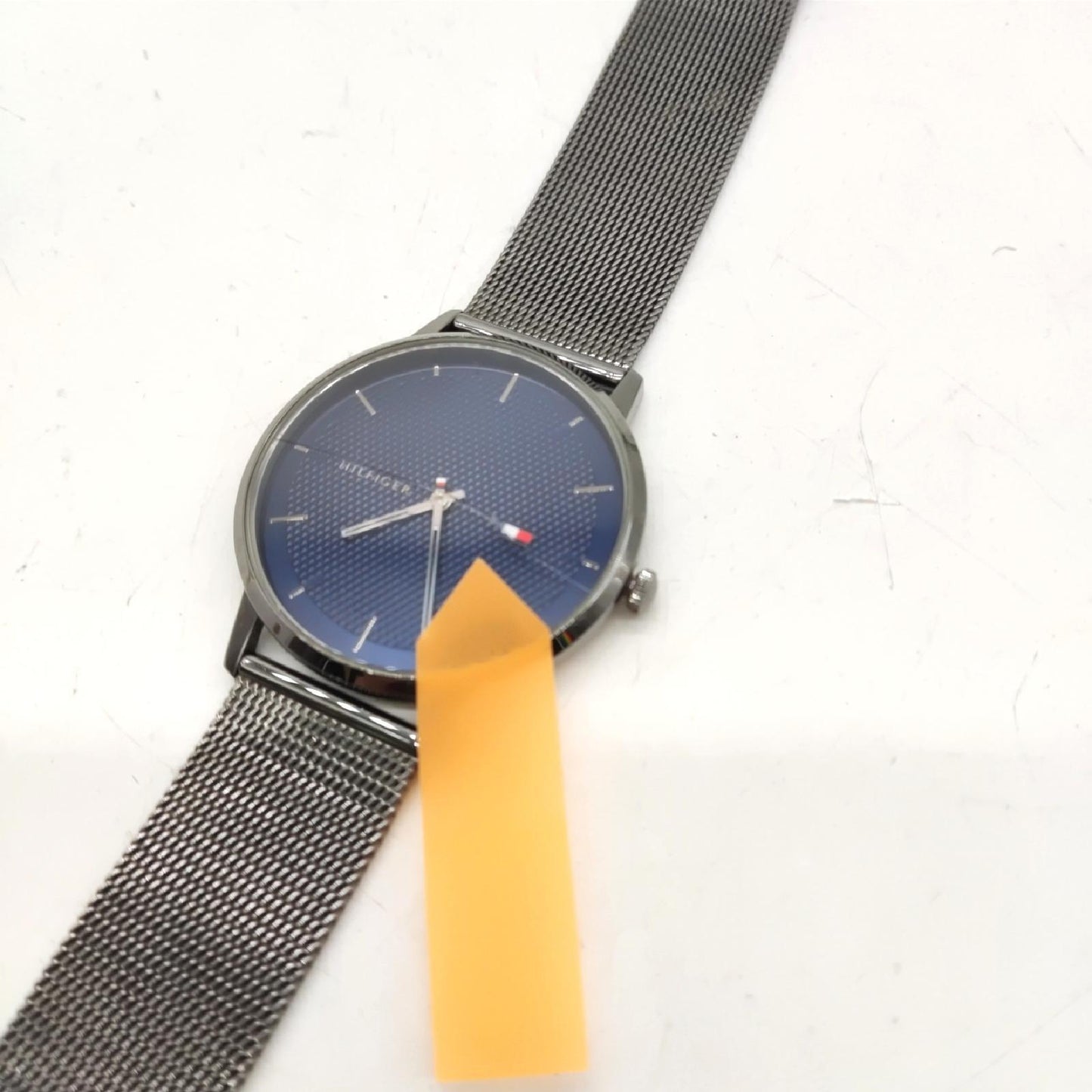 Tommy Hilfiger Analog Quarzuhr für Herren mit Rotguss Edelstahl-Mesh-Gliederarmband - 1791656