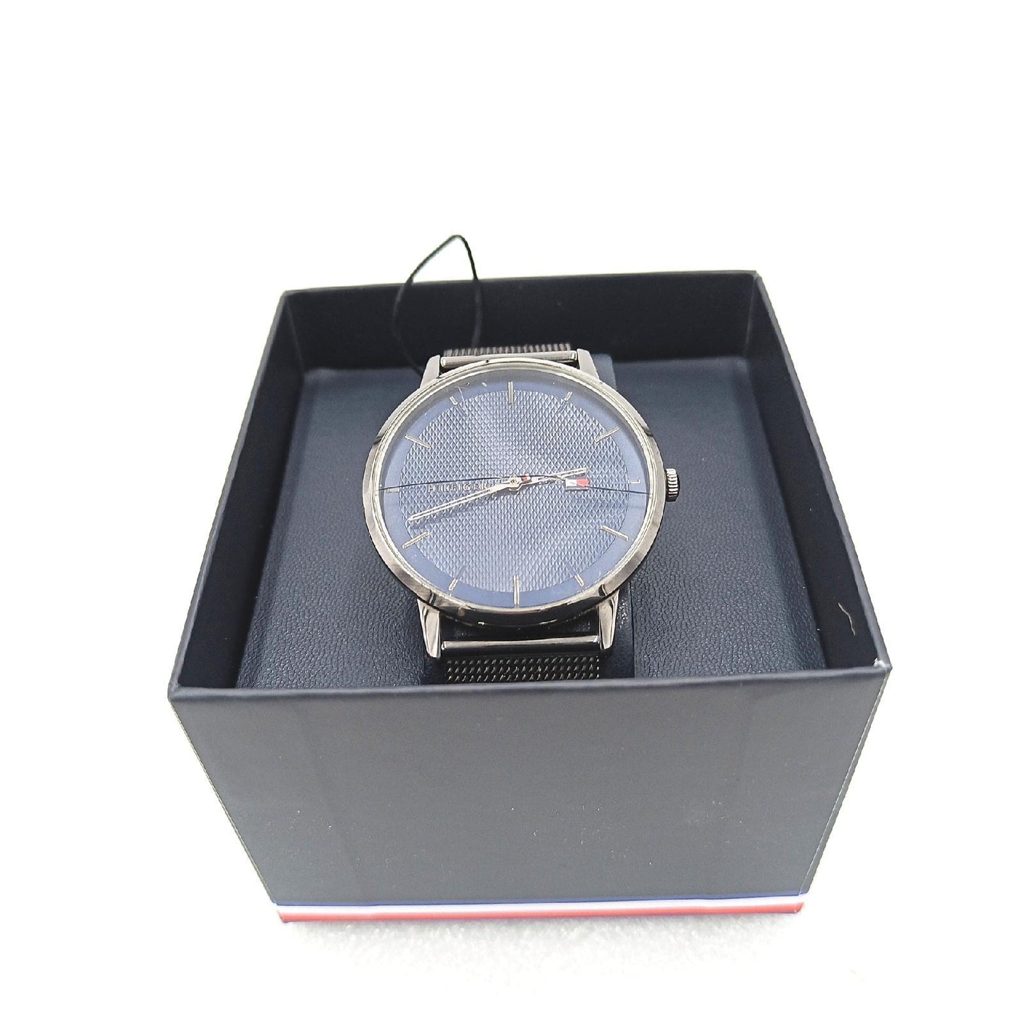 Tommy Hilfiger Analog Quarzuhr für Herren mit Rotguss Edelstahl-Mesh-Gliederarmband - 1791656