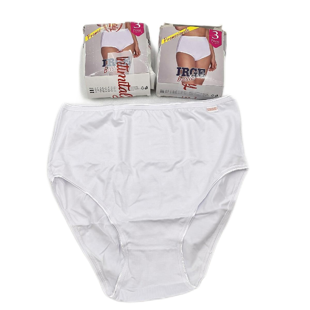 Baumwollslips Damen High Waist 6er Pack 17 14 Größe Unterwäsche Slip