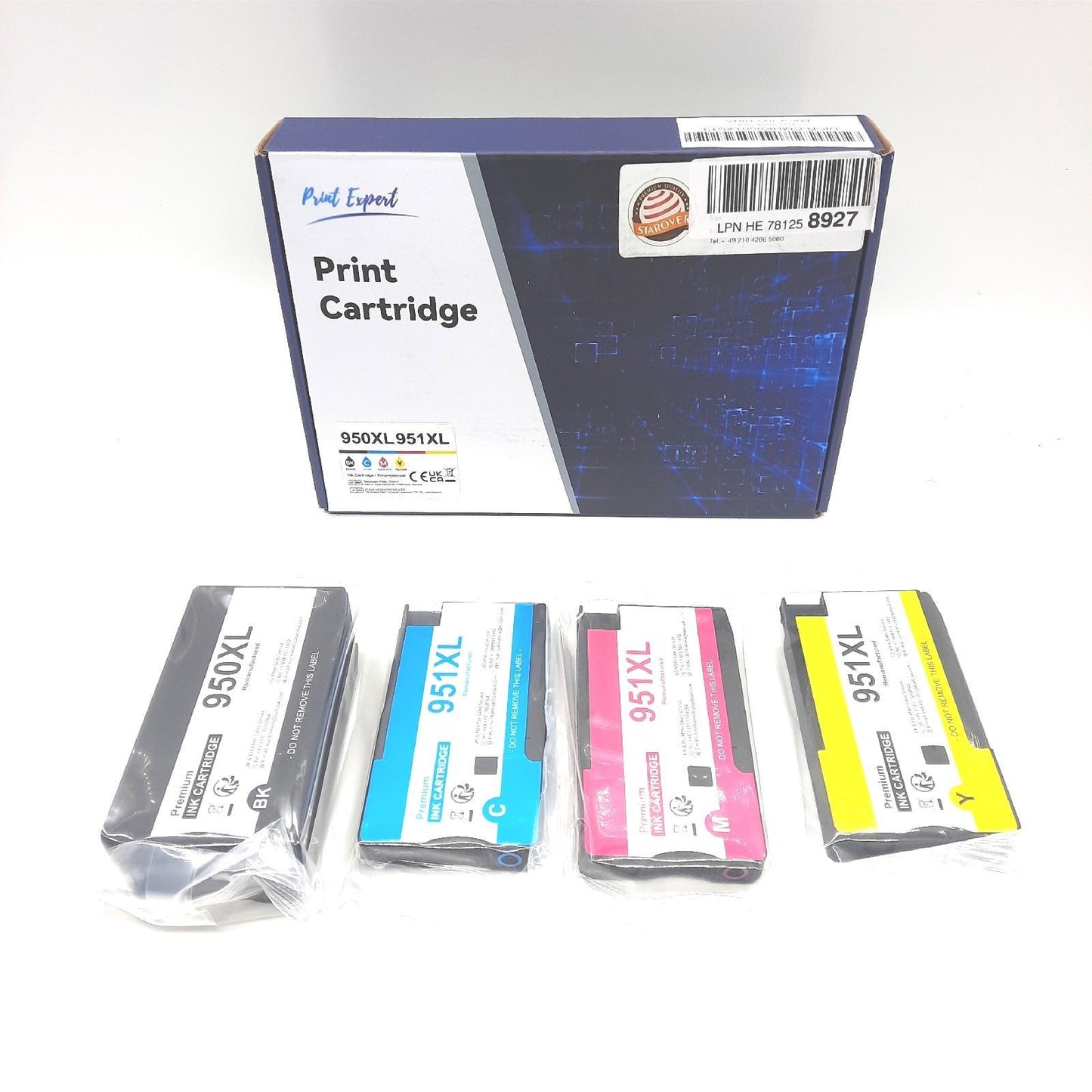 Starover Tintenpatrone Druckerzubehör HP 950 951 Officejet Pro kompatibel hohe Reichweite für HP Geräte