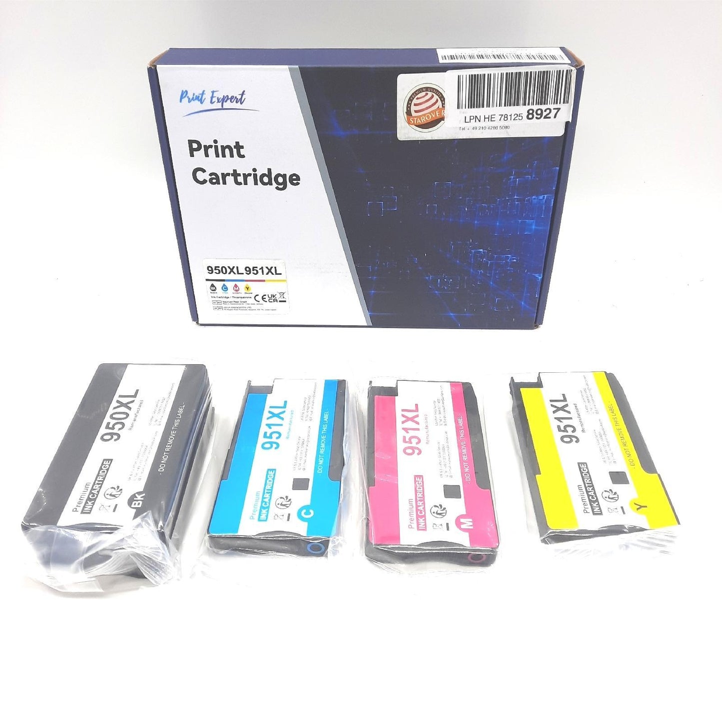 Starover Tintenpatrone Druckerzubehör HP 950 951 Officejet Pro kompatibel hohe Reichweite für HP Geräte