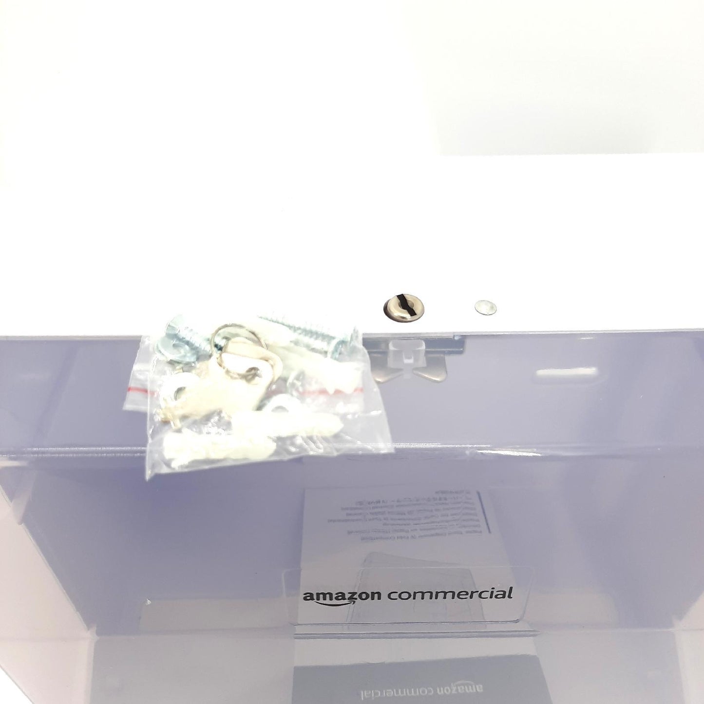 Amazon Basics Papiertuchspender Haushalt V Falz Weiß 27 x 14 5 x
