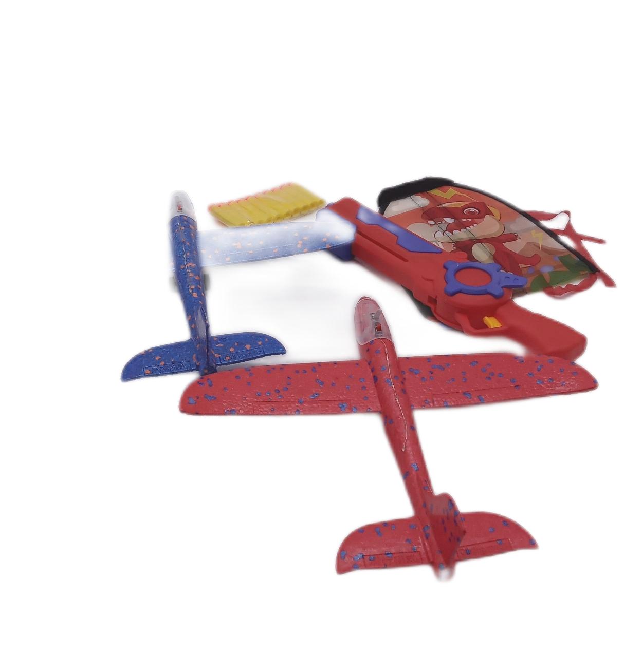 Doloowee Flugzeug Spielzeug Kinder Spielzeug LED Licht Flugspaß Outdoor Spaß