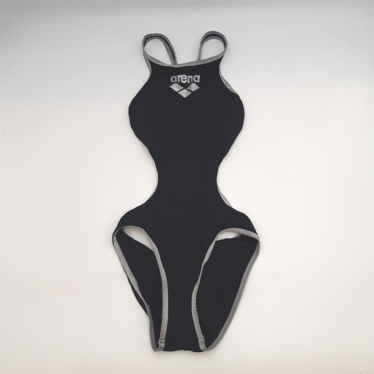 Arena Damen Schwimmanzug Badebekleidung One Big Logo Sportlich Wasser Training Schwimmen