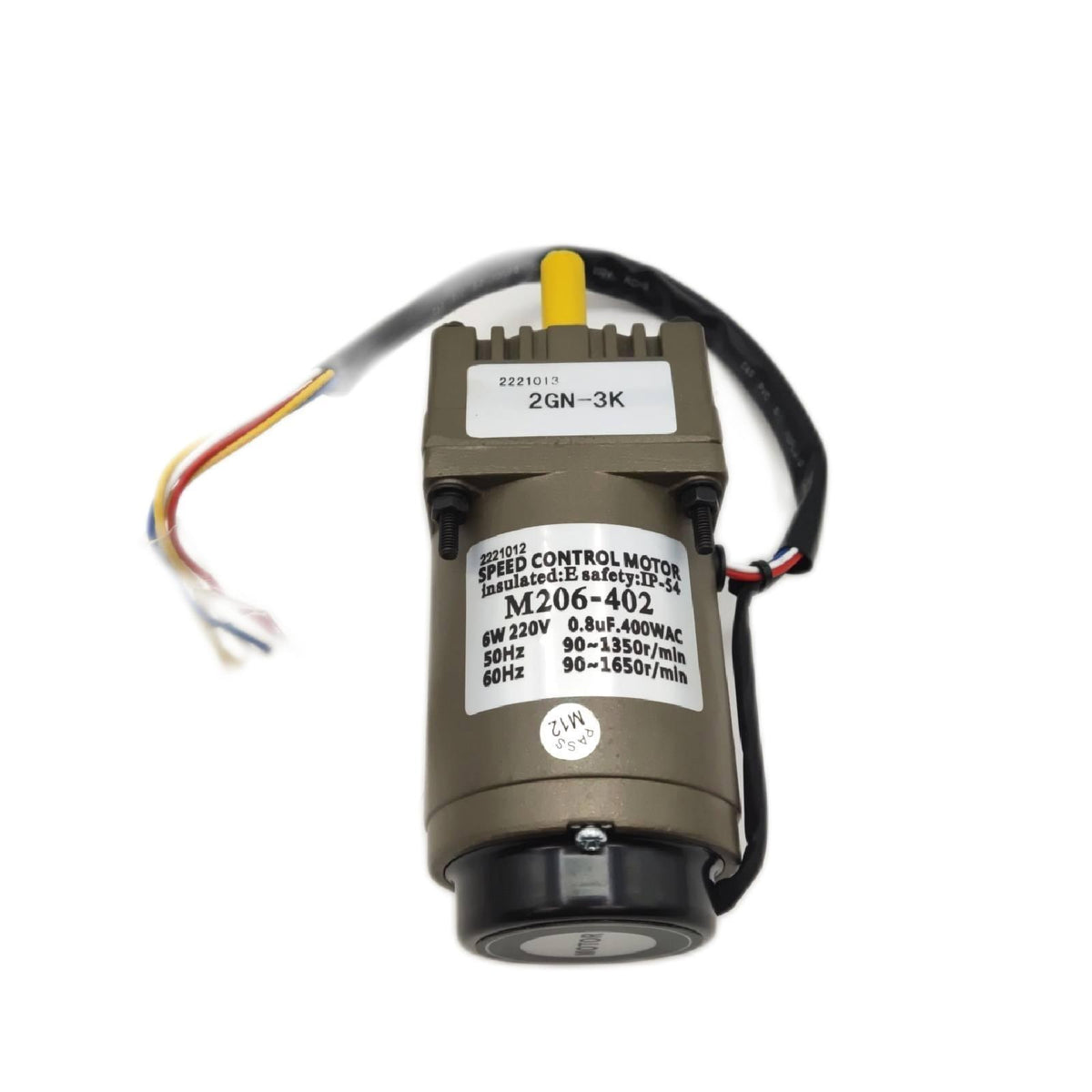 Drehzahlminderer  AC 220V 6W Einphasen Asynchron Getriebemotor Verzögerung Einstellbar Geschwindigkeit für Verpackungsindustrie  Werkzeugmaschinenindustrie  Transportgeräte3K