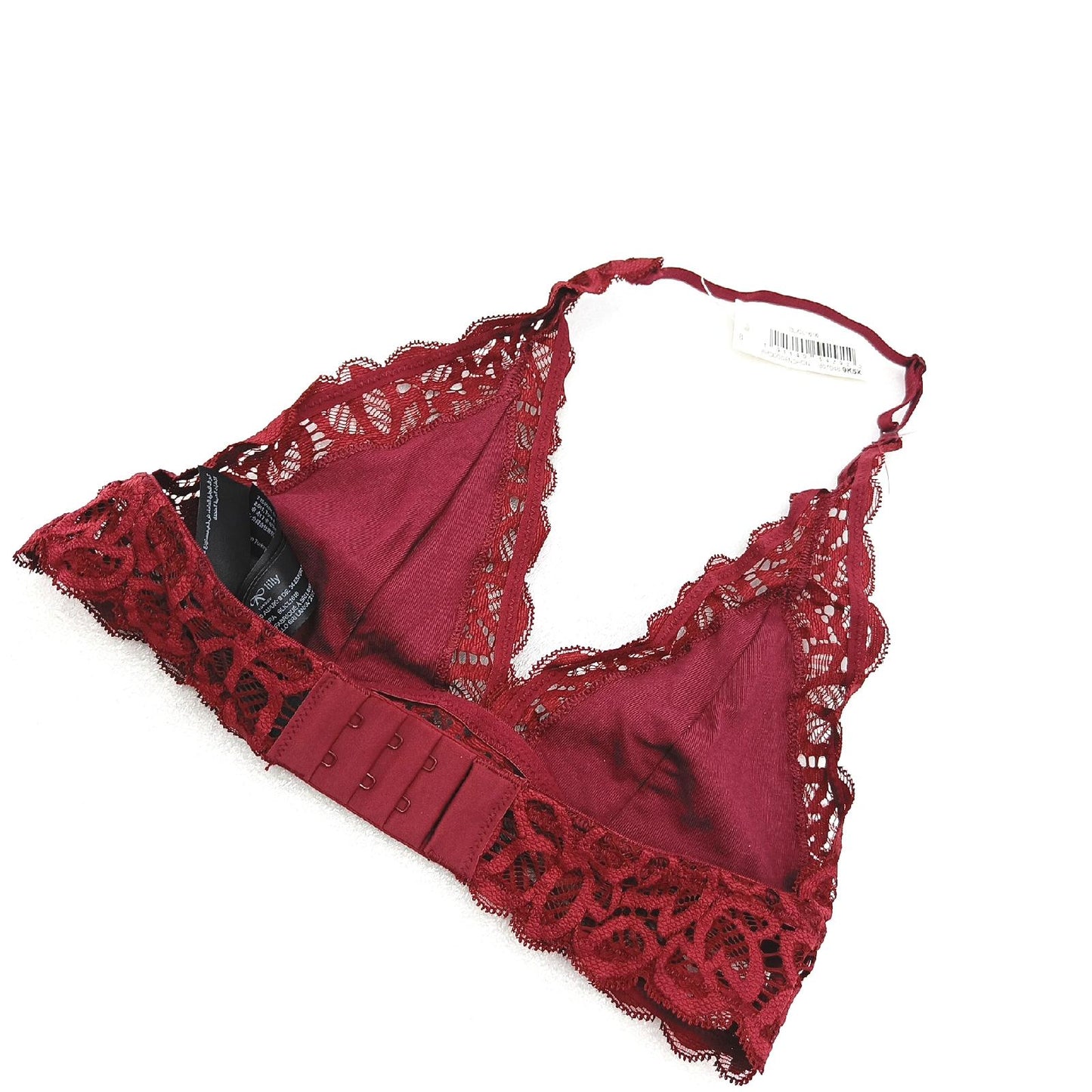 Iris Lilly Bustier Damenmode Wäsche Burgunderrot Spitze verführerisch elegant sexy