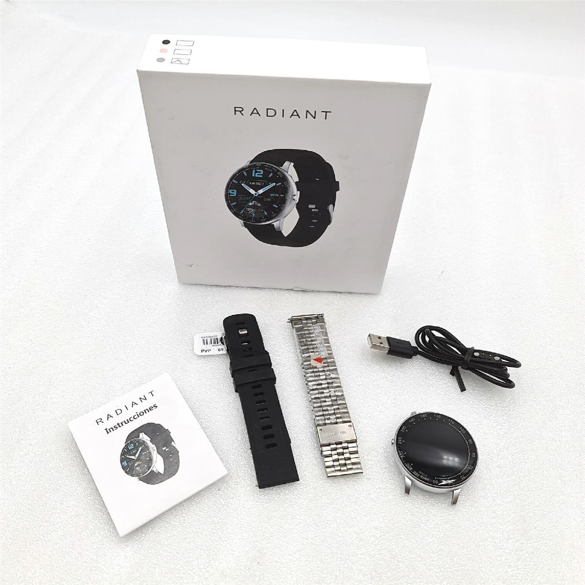 Radiant Smartwatches Fashion für Herren RAS20402, Schwarz, Streifen