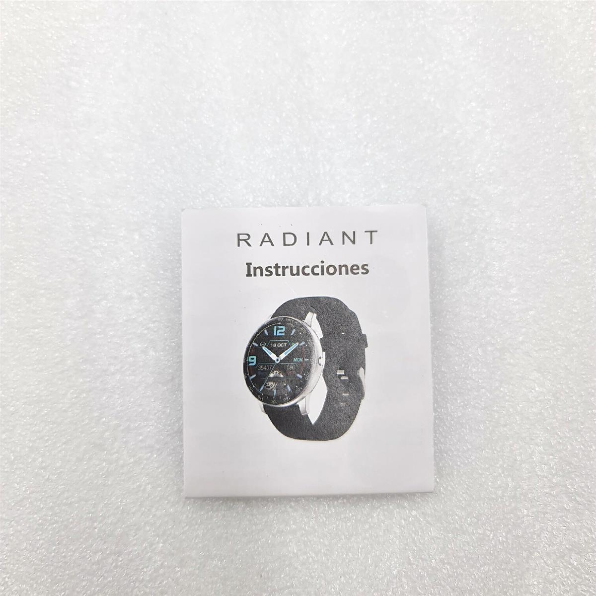 Radiant Smartwatches Fashion für Herren RAS20402, Schwarz, Streifen