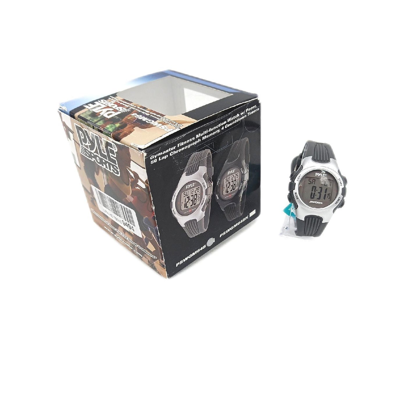 Pyle Sport Armbanduhr Fitness Zubehör Gymaster Silber Multifunktional Training