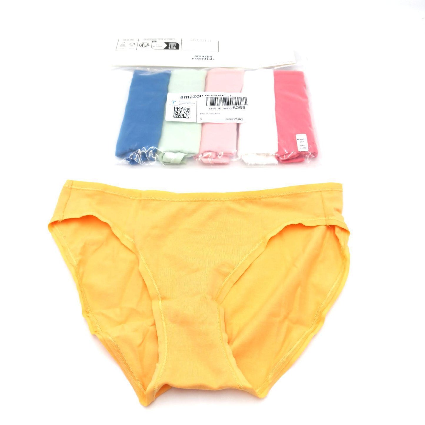 Amazon Essentials Bikinihose Damenbekleidung Bunte Tupfen Übergröße 38 6er Pack